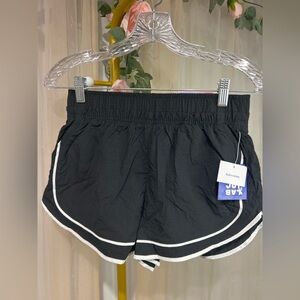 JoyLab Black Athletic Running Shorts Built-In Briefs NWT XS